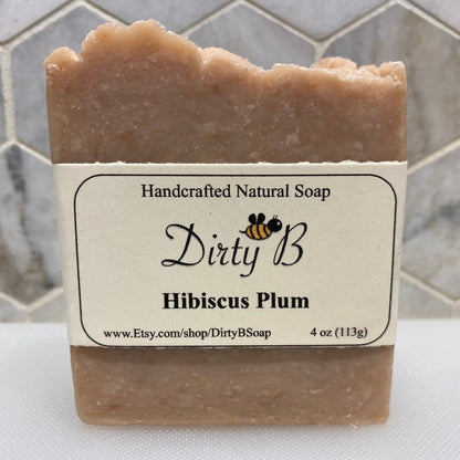 Hibiscus Plum Natural Soap