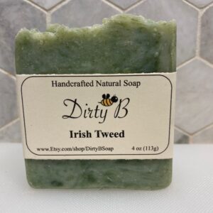 Irish Green Tweed Natural Soap